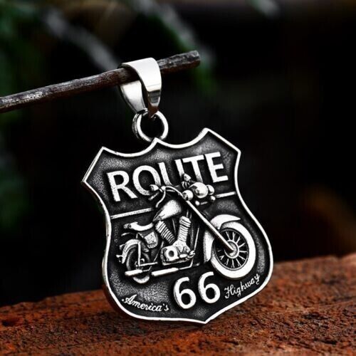 Unisex Mix Theme Stainless Steel Pendant Retro Viking Titanium Punk Necklace