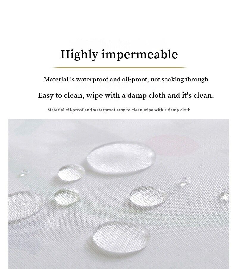 Christmas Tablecloth Table Rectangle Cover Xmas Party Waterproof Decoration