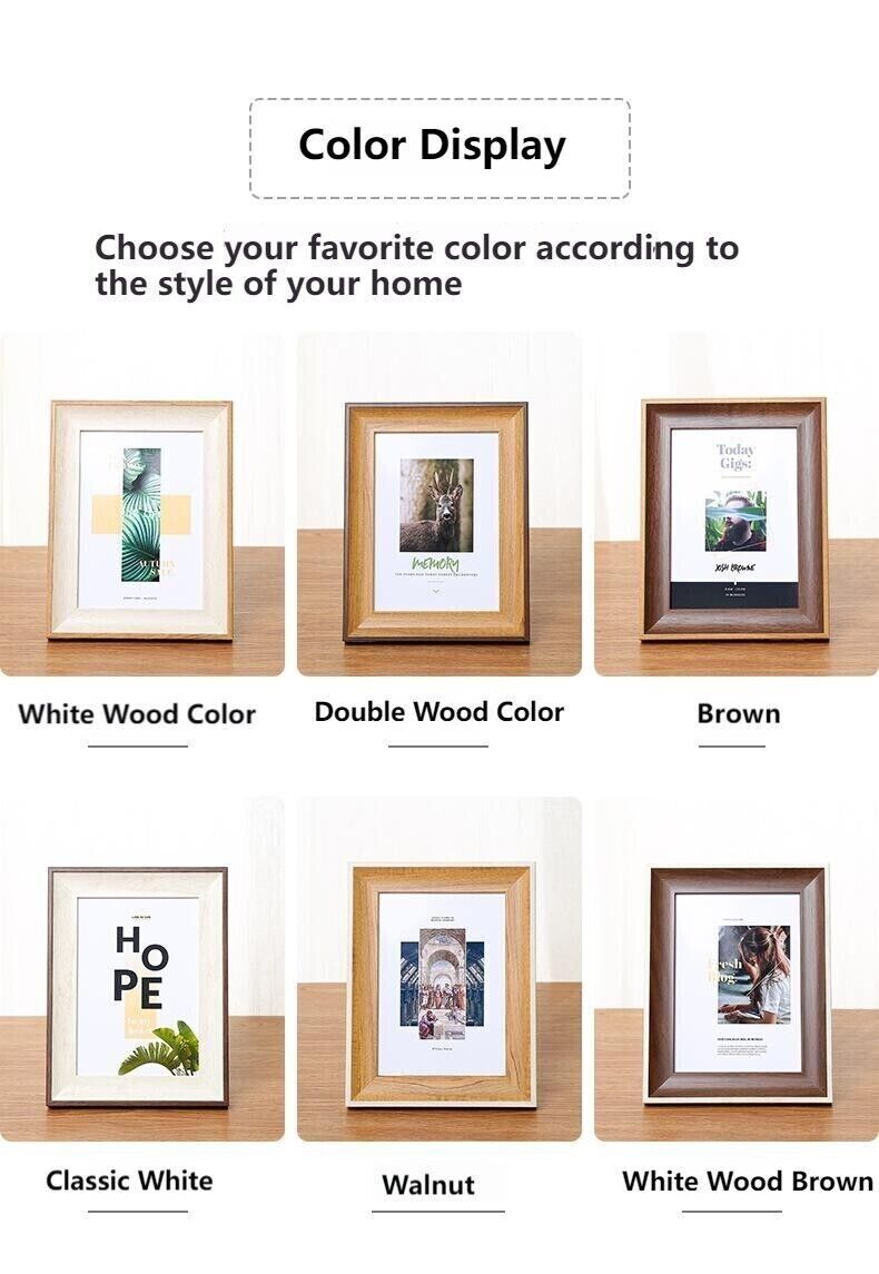 Beauty Literary Gallery Fashion Creative Picture Photo Frame Hang On Put 2 Ways