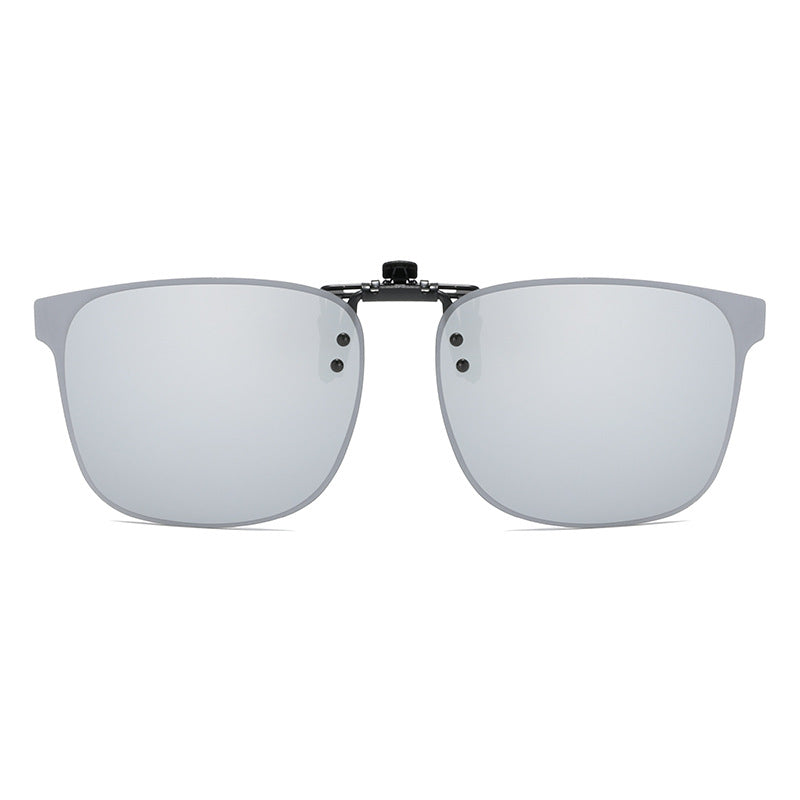 Unisex Fashion Polarized Flip-up Clip-on Lenses For Myopic Glasses Multicolour