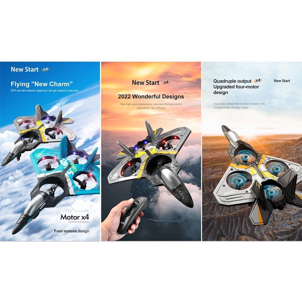 Remote Control Plane Collection 2.4GHz Aircraft Model Airplane Toy Kids Boy Gift