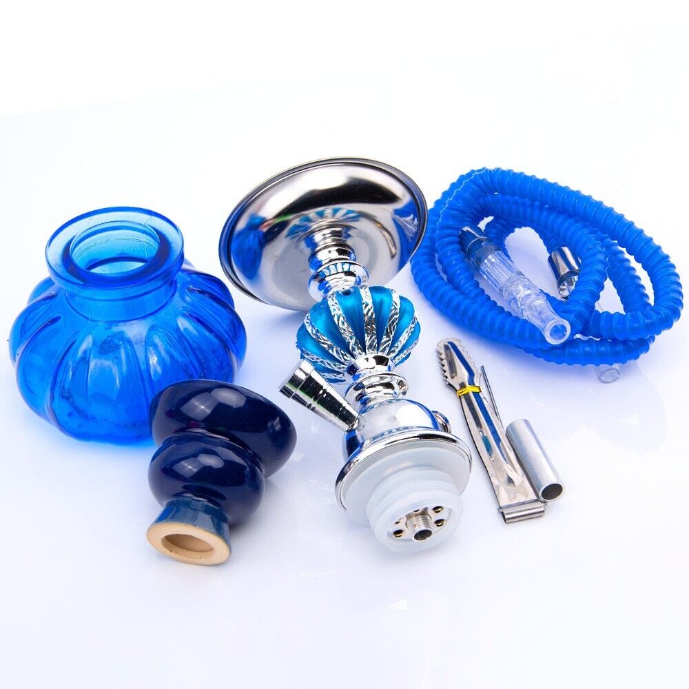 Handmade Traditional Style Gift 28cm Shisha Single Hose Hookah Set Small Size