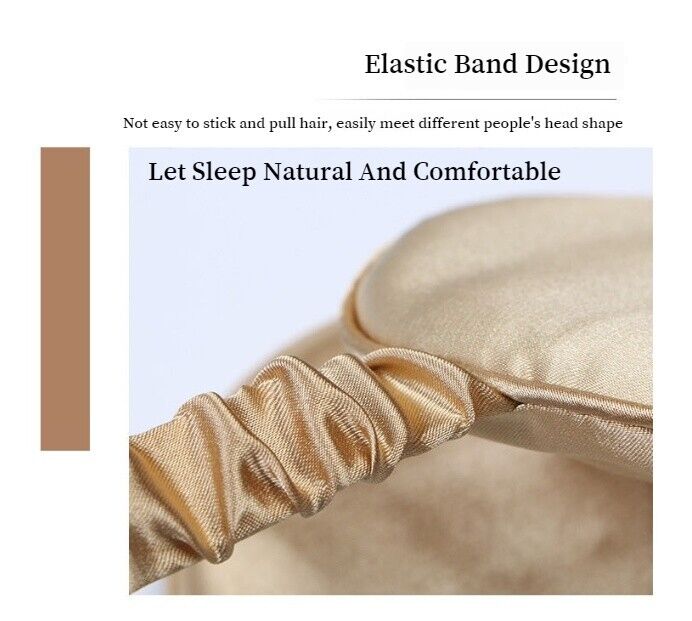 Elastic Band Simulation Silk Wrap Eye Mask Sleep Blackout Air Travel Nap Leisure