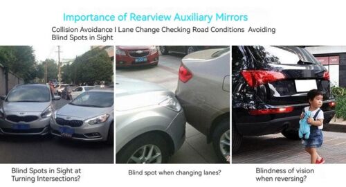 Car Automotive Vision Assist HD Rearview Mirror Instructor's Assist Mirror Glass