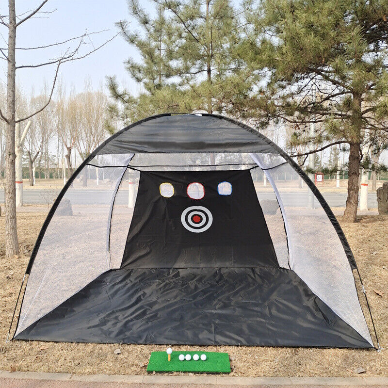 2023 Outdoor Foldable Golf Practice Training Batting Net Dense Oxford Fabric