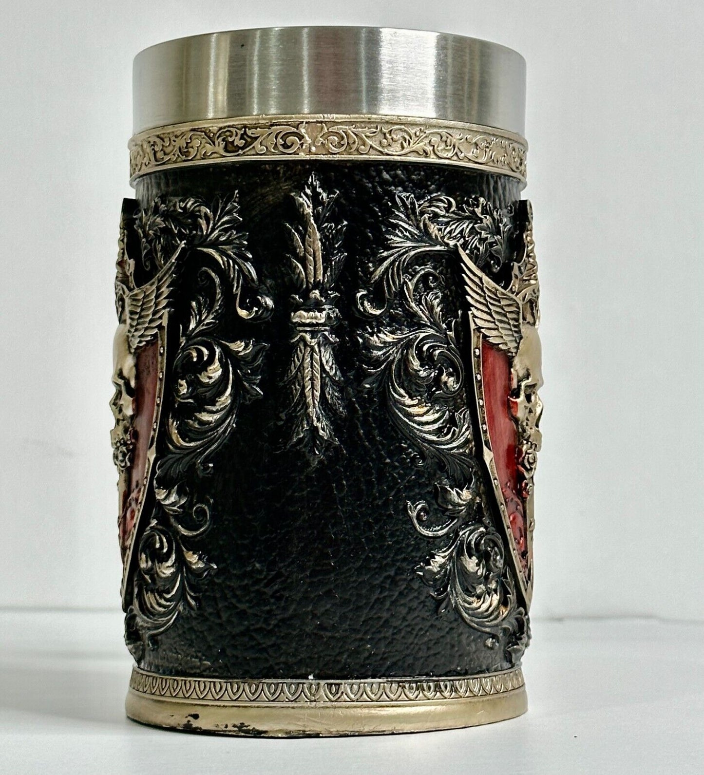 Creative Stainless Steel Mark Water Coffee Tall Cup Ice And Fire Game Cup Bottle