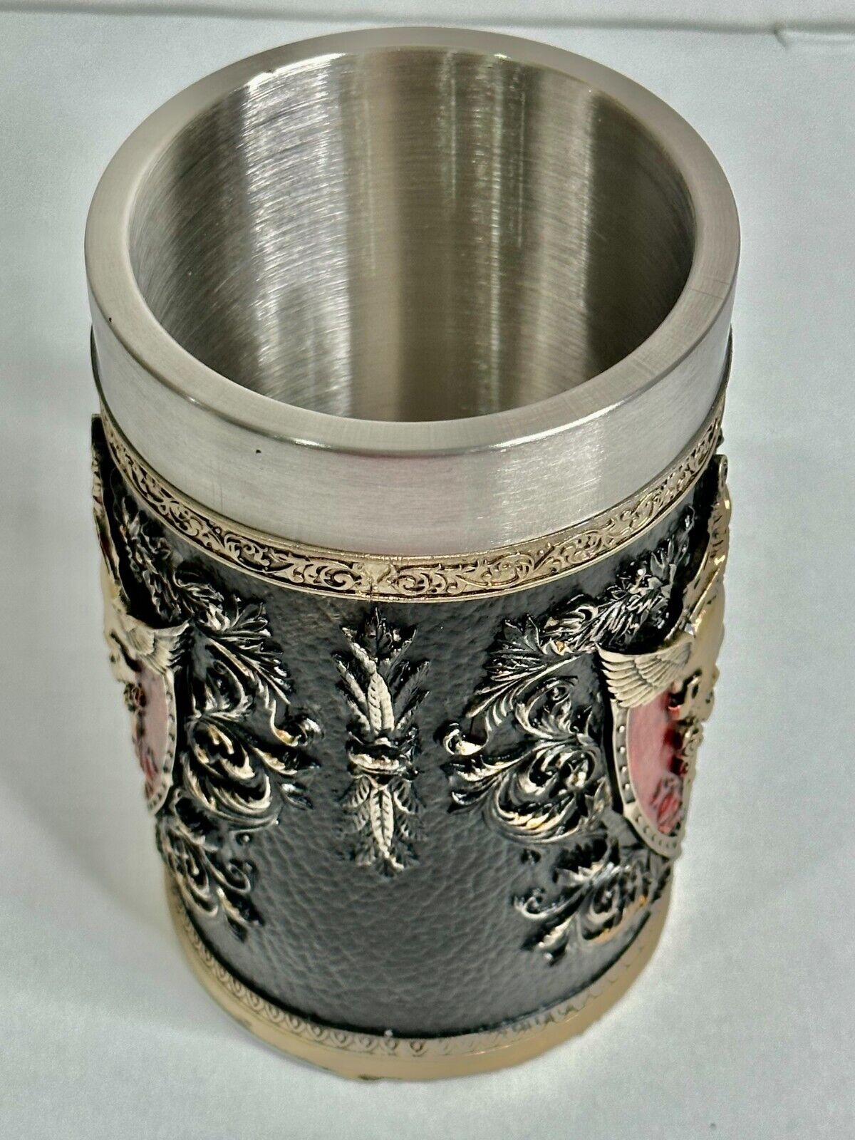 Creative Stainless Steel Mark Water Coffee Tall Cup Ice And Fire Game Cup Bottle