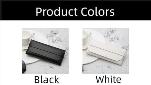 Unisex Myopia Glasses Case Durable Portable Leather Cassette Soft Bag