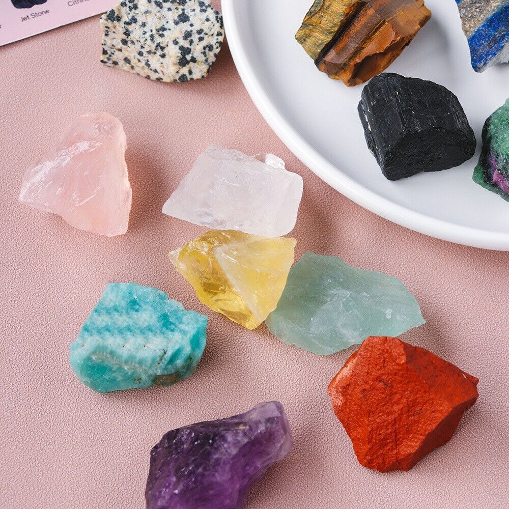 Crushed Aroma Stone Crystal 12 Pcs Set Tools For Health And Balance Chakra