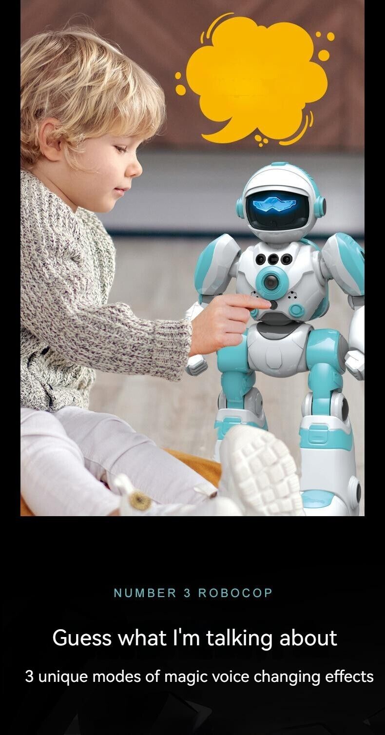 Smart Robot Recording Voice Changing Interactive Gesture Remote Control Toy