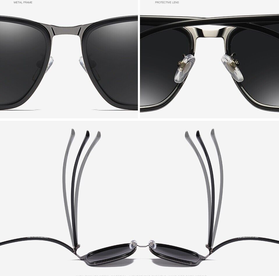 Unisex Anti UV400 Polarized Cool Sport Driving Fishing Eyewear Frame Sunglasses