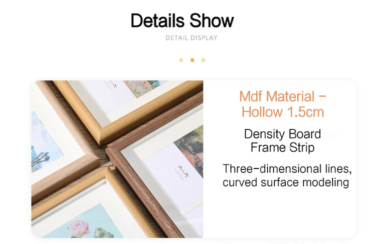 Fashion Collage Multi Openings Photos Hole Gallery Picture Frame Family Gift