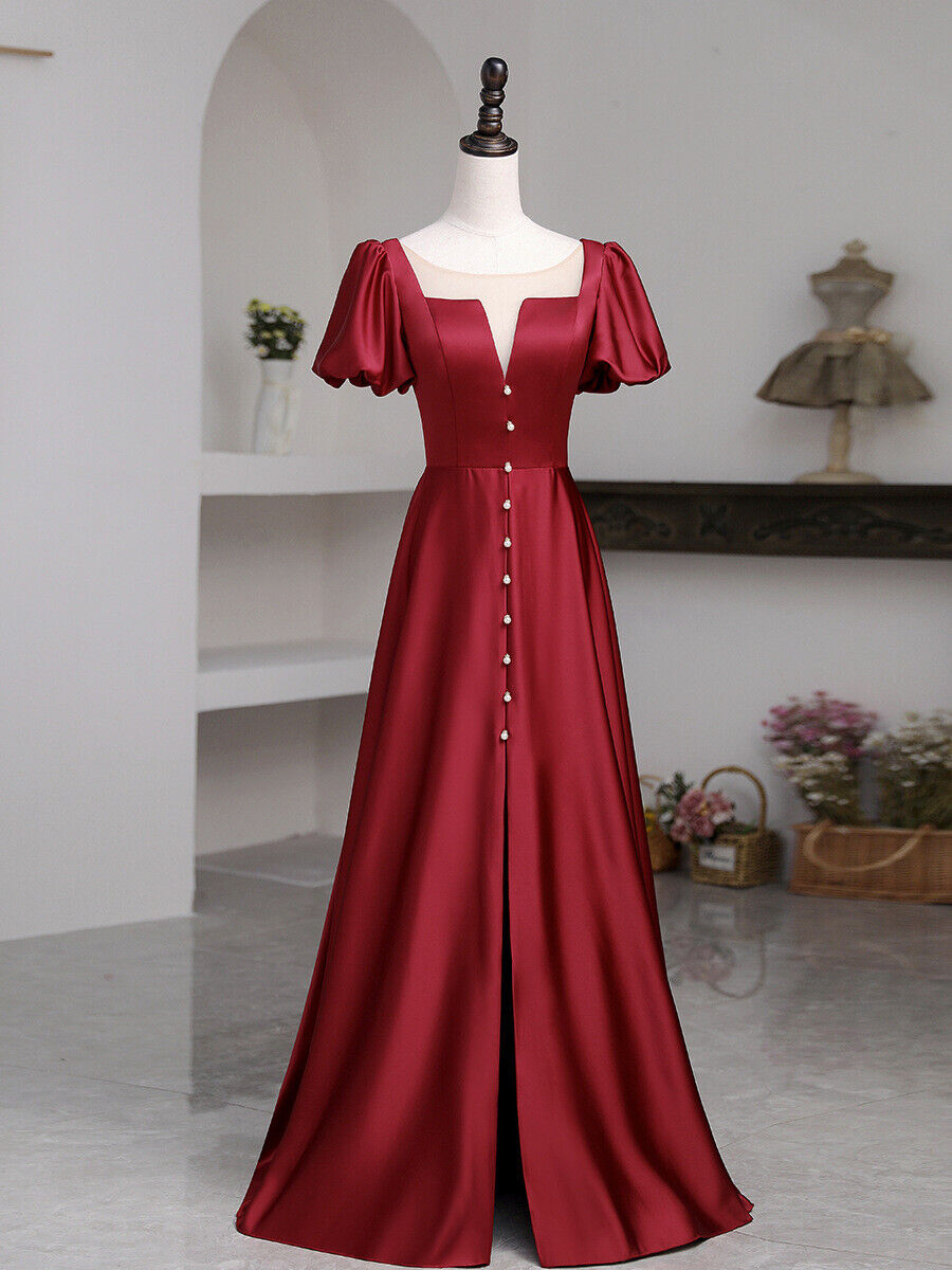 Women Formal Evening Wedding Long Maxi Cocktail Prom Bridesmaid Ball Gown Dress