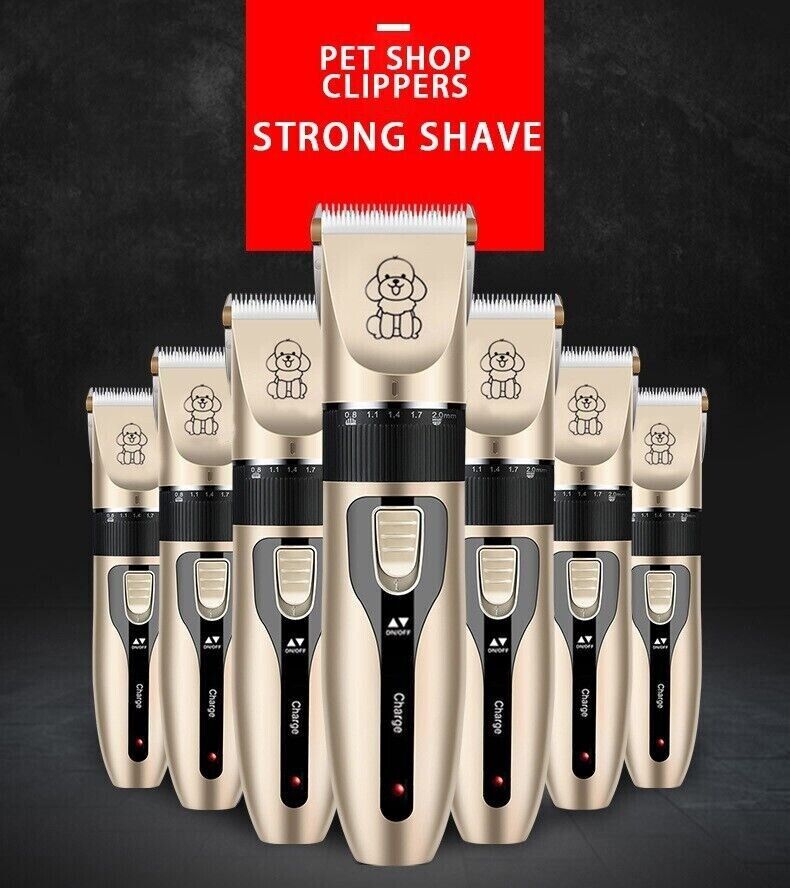 Pet Electric Clipper Pusher Hair Shave Claw Care Tool Nail Groom Grinder Dog Cat