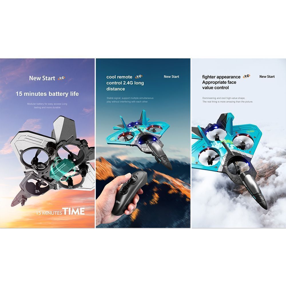 Remote Control Plane Collection 2.4GHz Aircraft Model Airplane Toy Kids Boy Gift