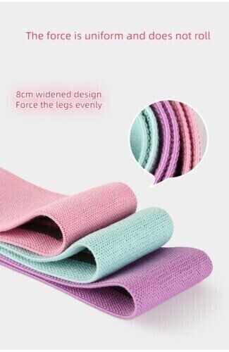 Women's Fitness Yoga Squat Sports Bandage Hip Training Aid Nonslip Elastic Band