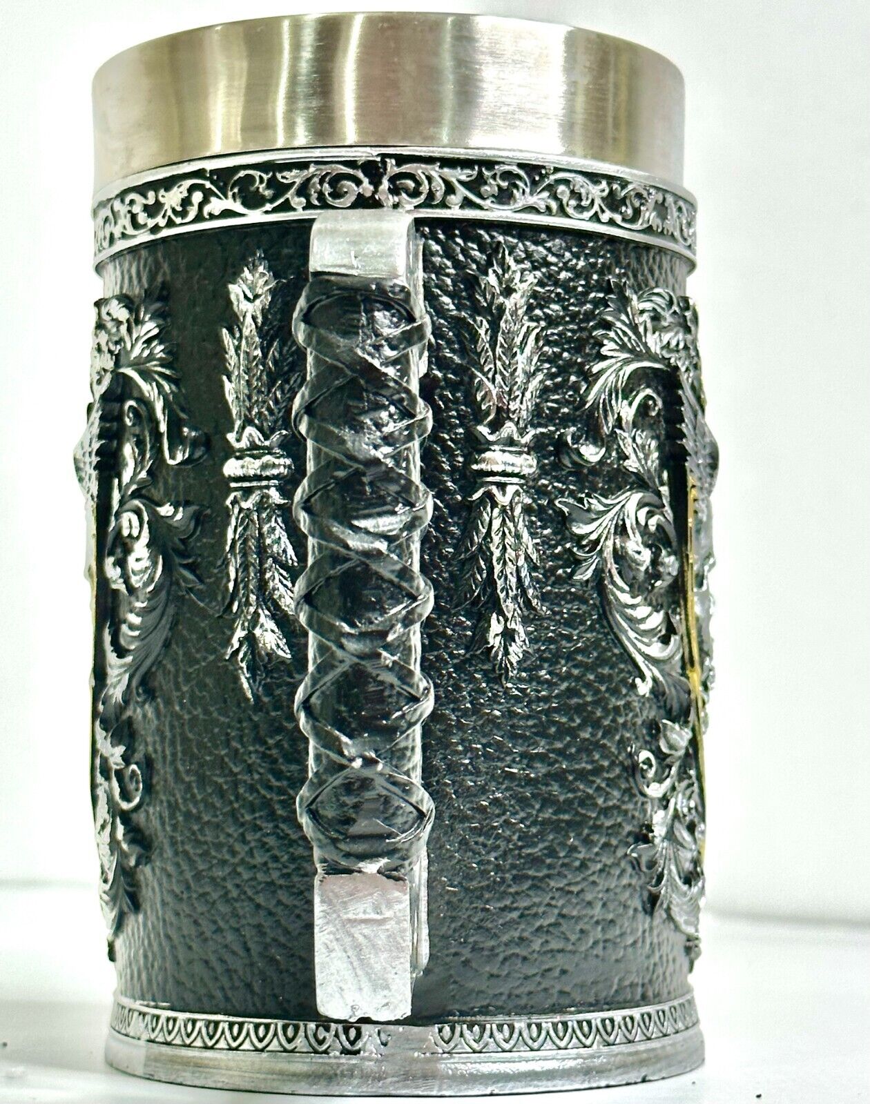 Creative Stainless Steel Mark Water Coffee Tall Cup Ice And Fire Game Cup Bottle