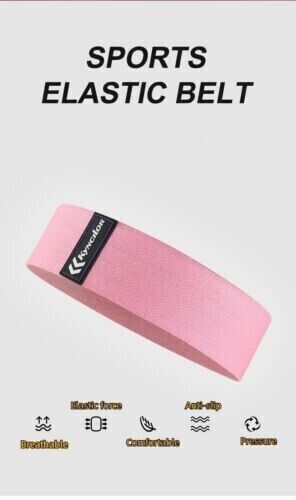 Women's Fitness Yoga Squat Sports Bandage Hip Training Aid Nonslip Elastic Band