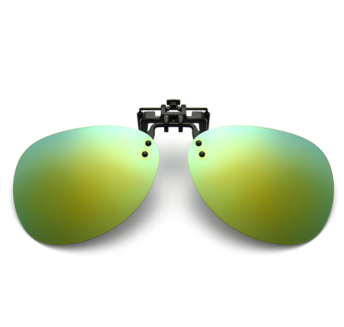 Unisex Polarized Clip On Flip up Sunglasses Driving glasses UV400 Protection