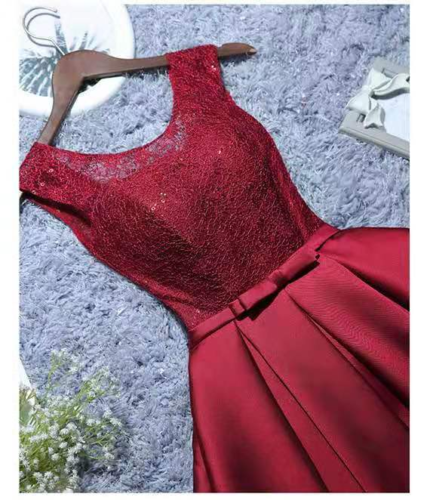 Women Lace Formal Wedding Evening Cocktail Prom Bridesmaid Ball Gown Dress