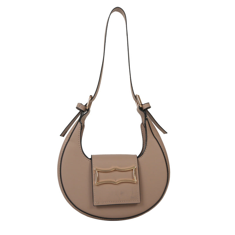 10 Colors Fashion Women Moon Shape Underarm Trend Shoulder Strap Dumpling Bag