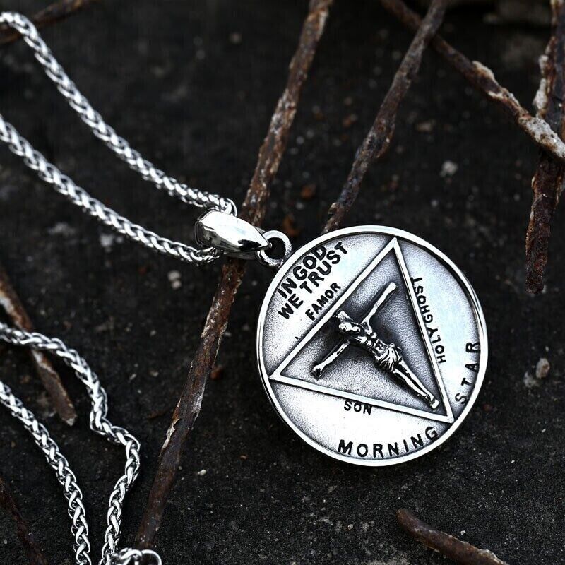 Unisex Vintage Punk Retro Mix Theme Titanium Stainless Steel Pendant Necklace