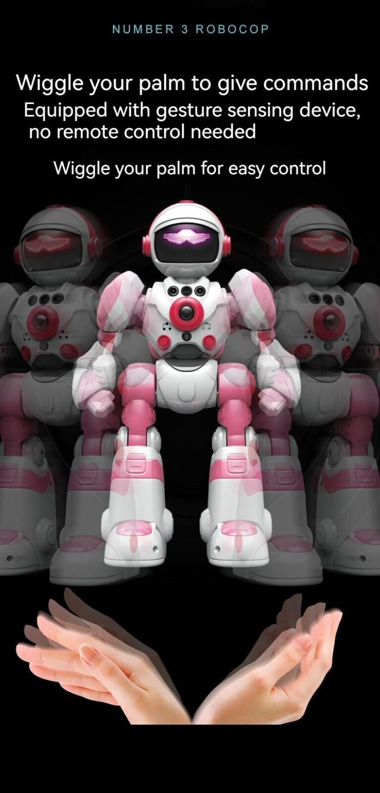 Smart Robot Recording Voice Changing Interactive Gesture Remote Control Toy