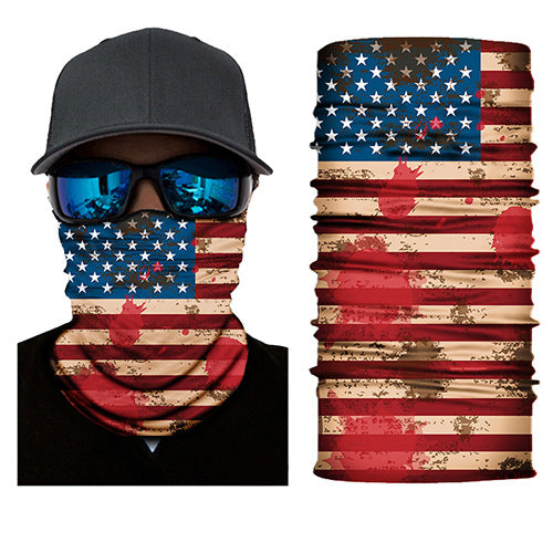 Camouflage Neck Gaiters Bandanas Fabric Cycling Motorcycle Fashion Face Masks
