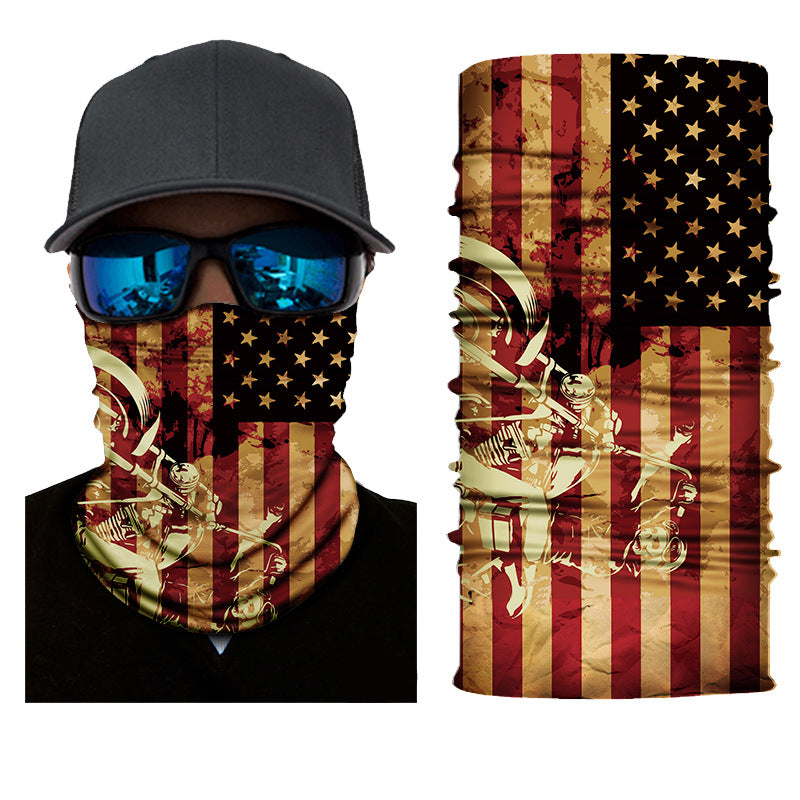 Camouflage Neck Gaiters Bandanas Fabric Cycling Motorcycle Fashion Face Masks