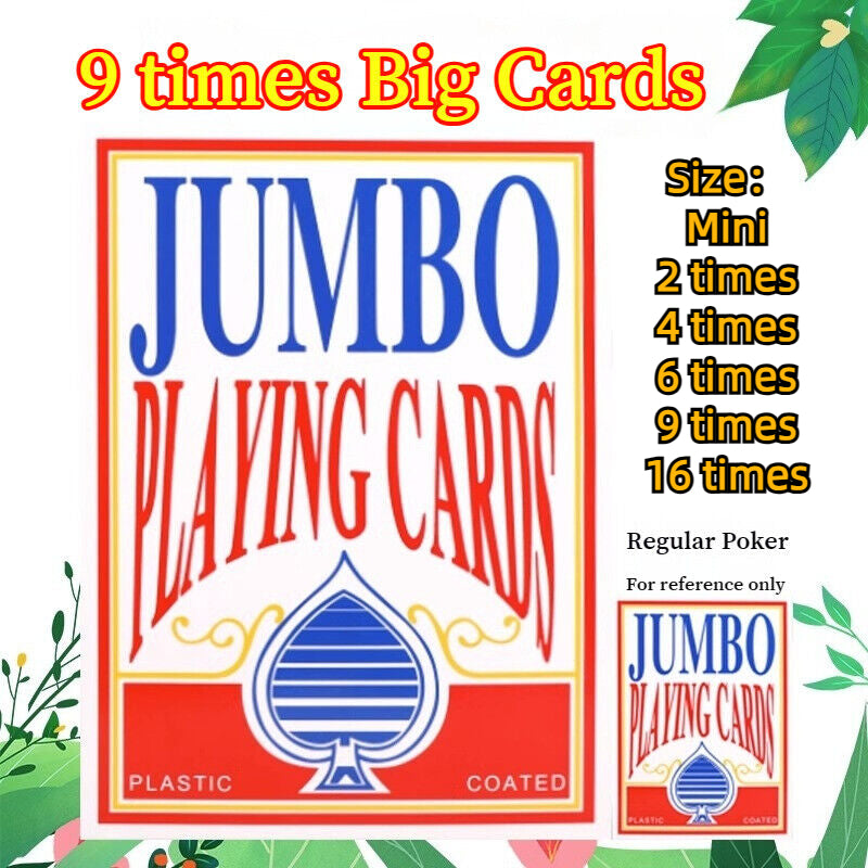 Premium Extra Large Oversized Playing Cards Game JUMBO Deck Card Creative Quirky