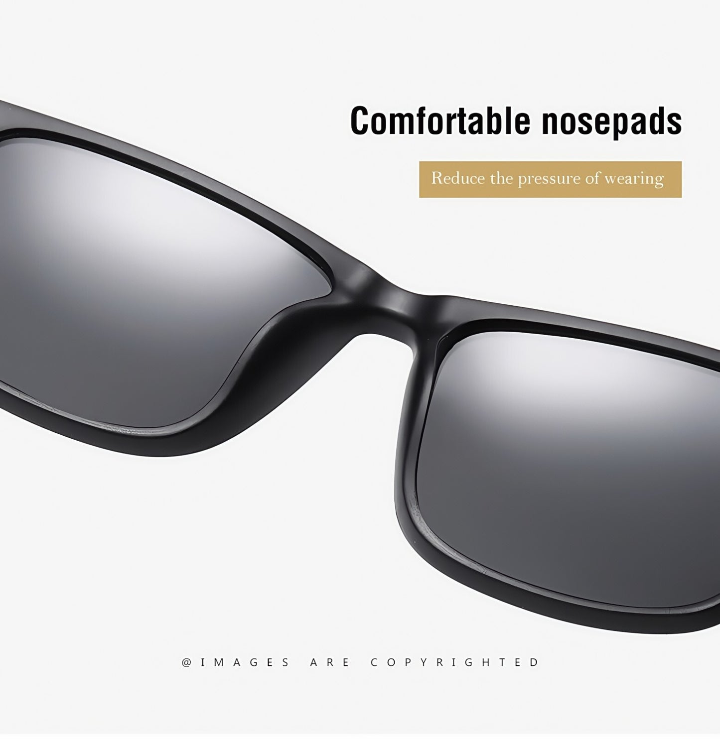 Men Lightweight Matte Frame UV400 Daily Wear Polarized Sporty Driving Sunglasses # 3501