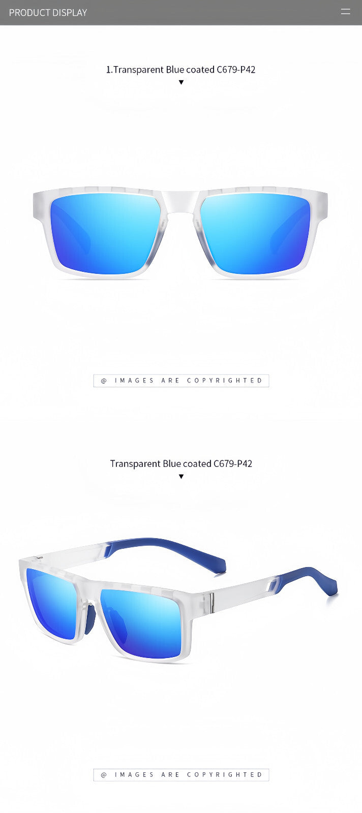 Men Polarized Sports Sunglasse Anti-Fog Vent Hole Design Cycling Running Driving # TR7521