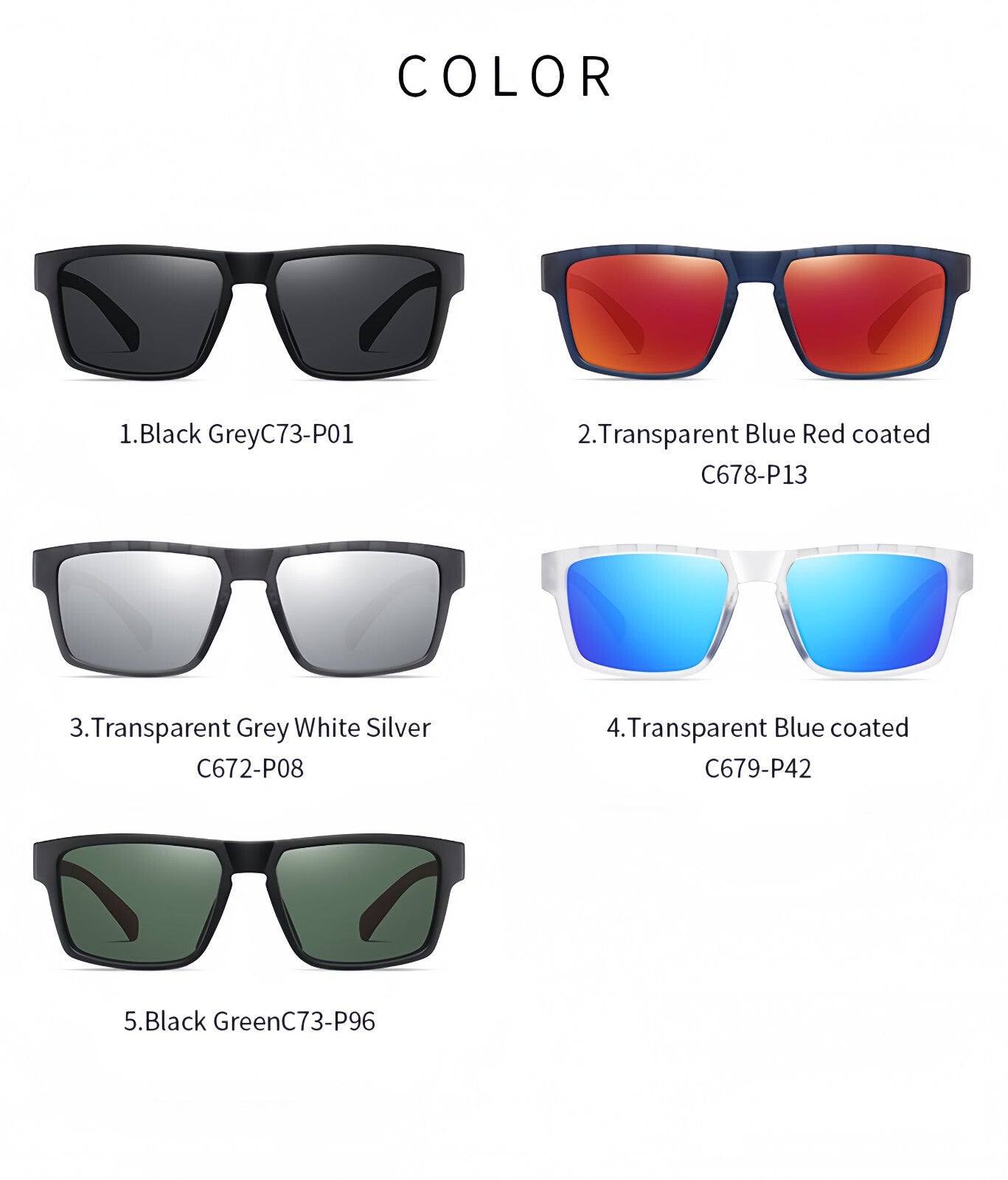 Men Polarized Sports Sunglasse Anti-Fog Vent Hole Design Cycling Running Driving # TR7521