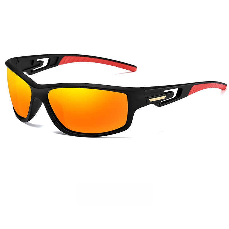 Men HD Polarized UV400 Anti-Glare Wrap Around Sports Driving Sunglasses Cycling # 201910