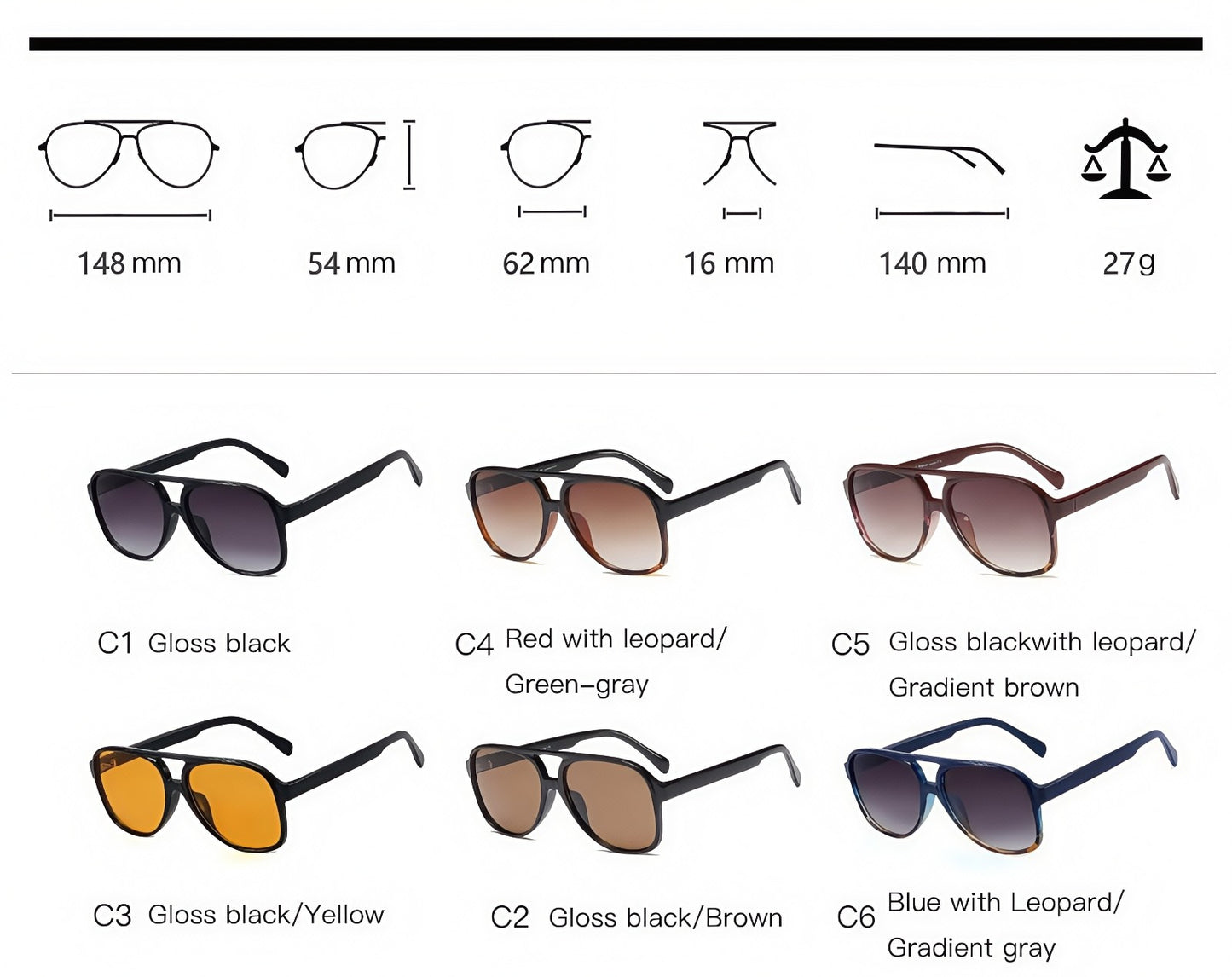 Men Anti-Glare Polarized Aviator Sunglasses UV400 Driving Fishing Sports Travel # 95144