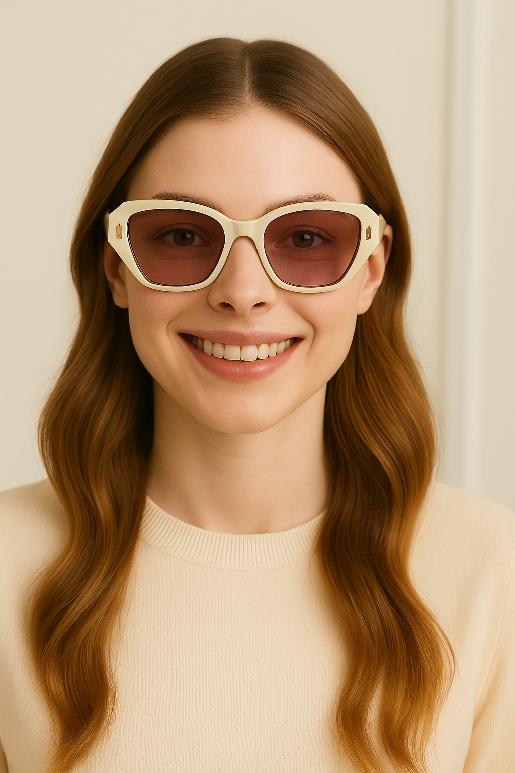 Women's Polarized Sunglasses Square Retro Rivet UV400 Anti-Glare Outdoor Driving # BC9103