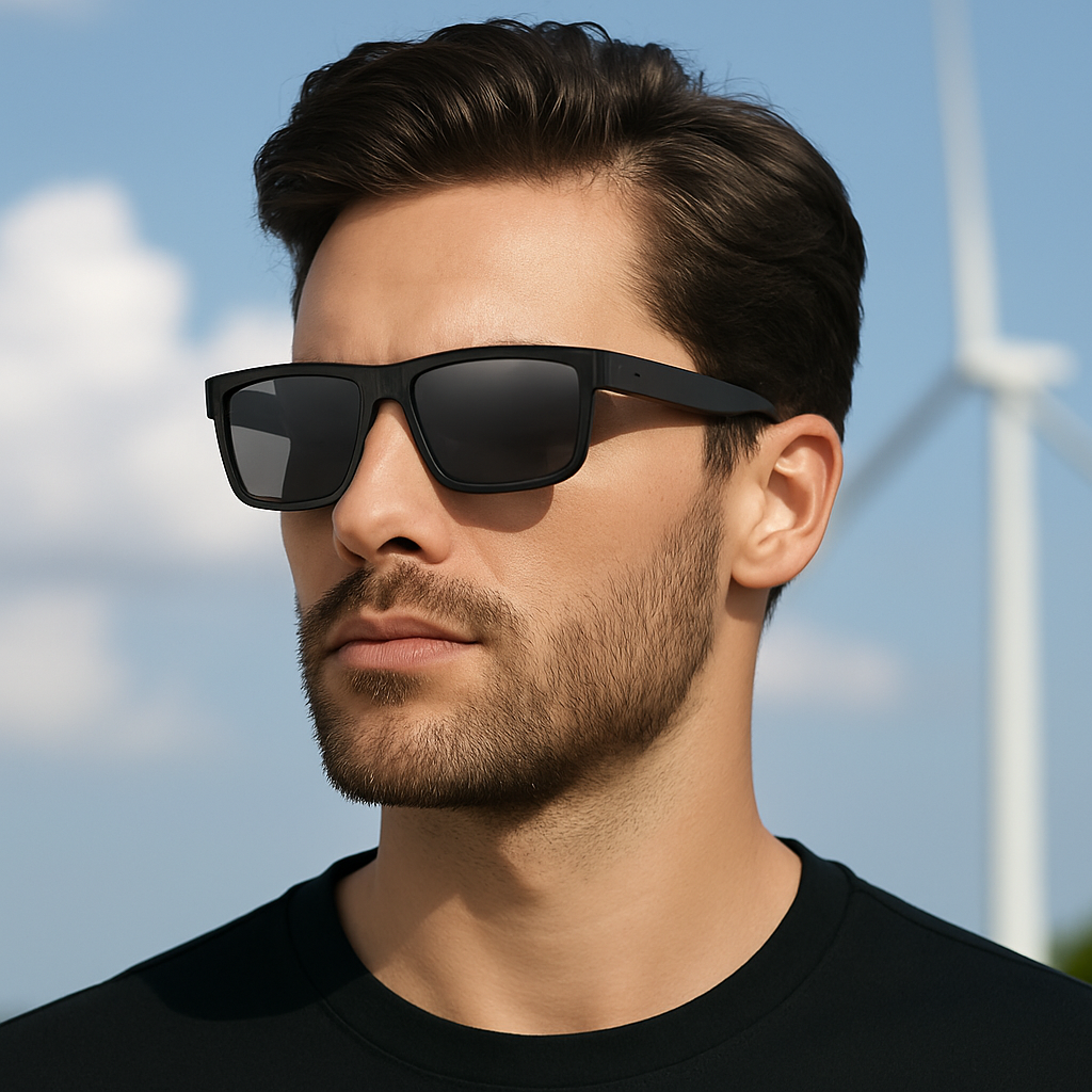 Men Polarized Sports Sunglasse Anti-Fog Vent Hole Design Cycling Running Driving # TR7521