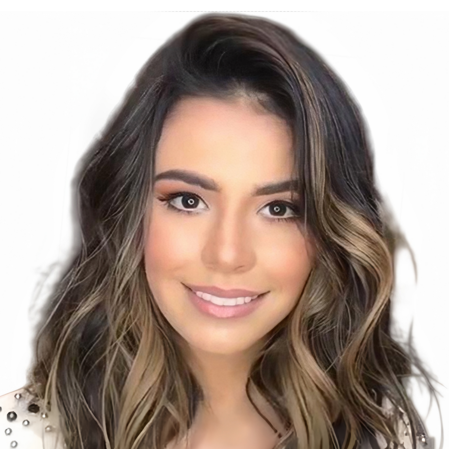 Women Breathable Natural Wavy Bob Wig with Highlight Windproof Stylish Synthetic Hair # 1009