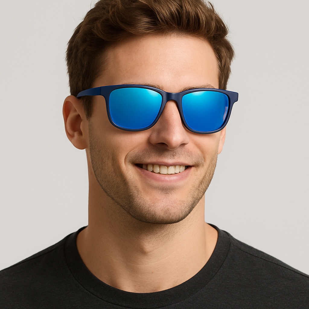Men Lightweight Matte Frame UV400 Daily Wear Polarized Sporty Driving Sunglasses # 3501