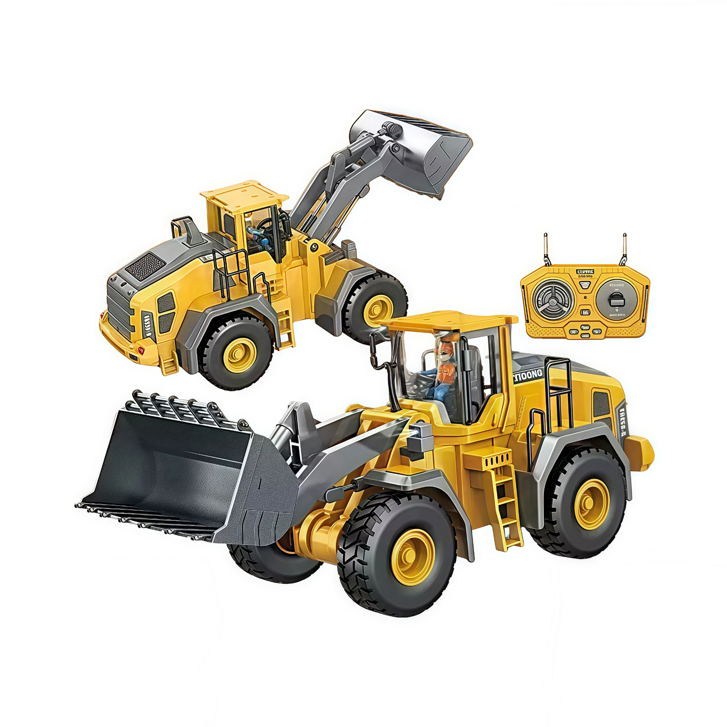 Remote Control Loader Electric Bulldozer Truck Boy Birthday Gift Idea Kid RC Toy
