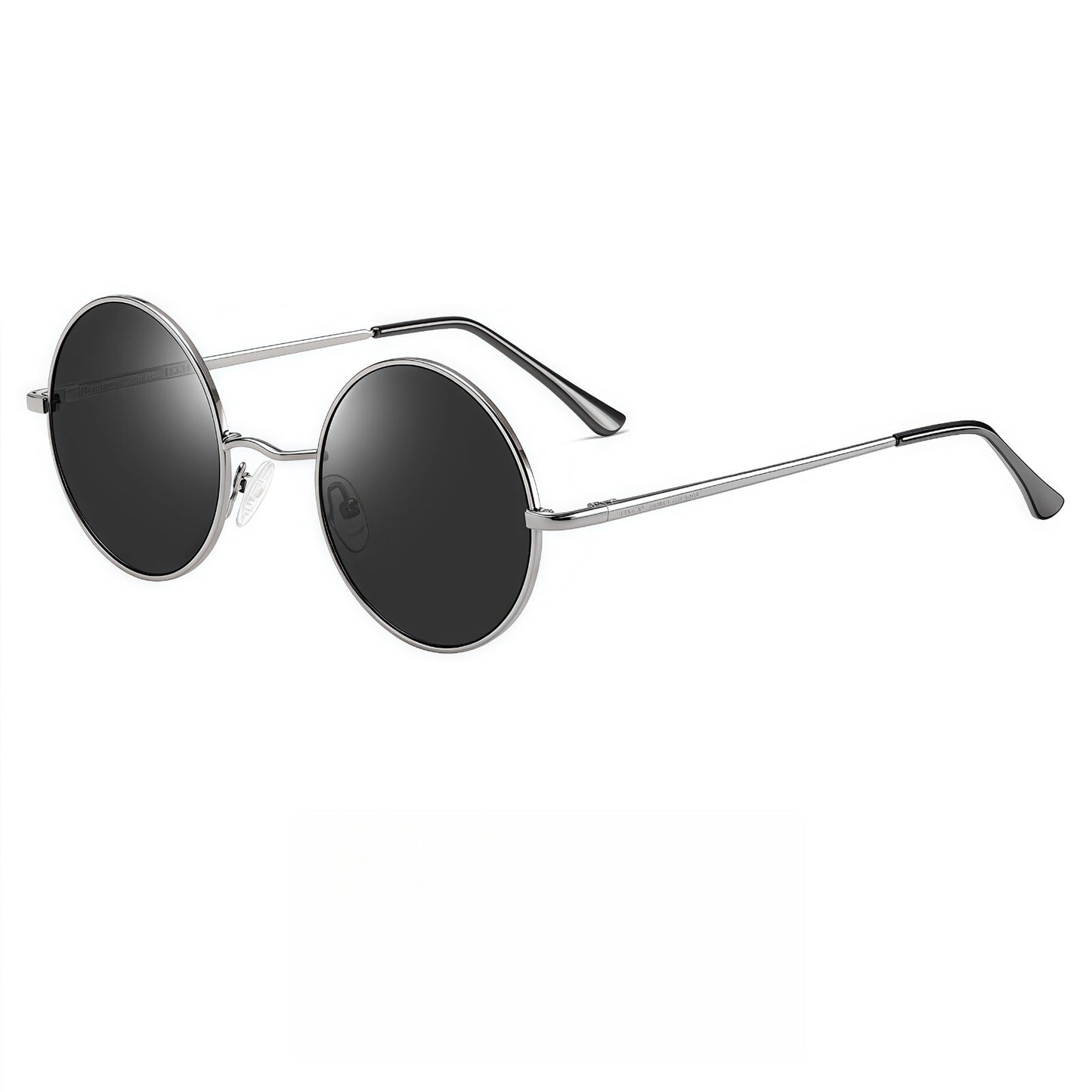 Men Retro Lightweight Circle Round Sunglasses UV400 Anti-Glare Hippie Aesthetics # 801