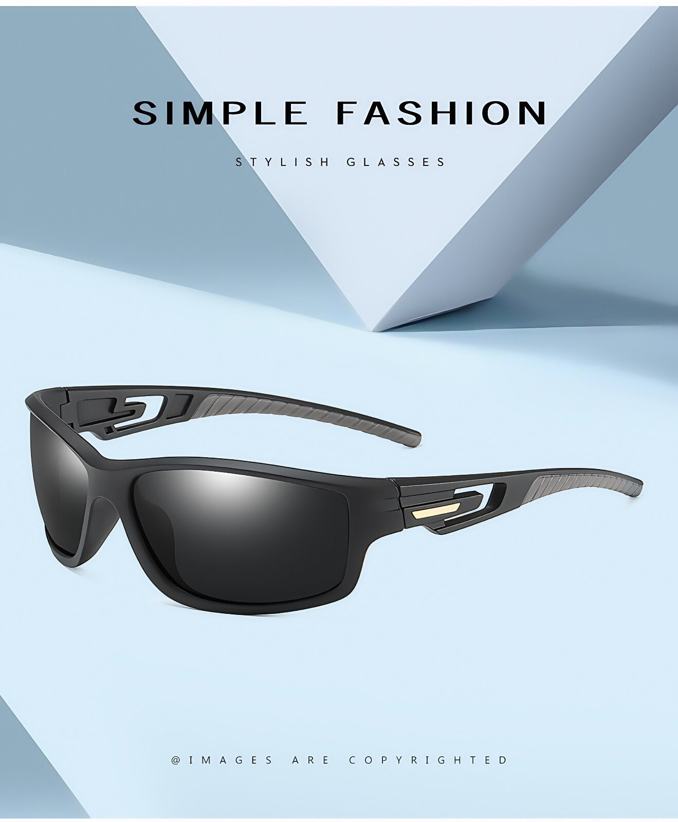 Men HD Polarized UV400 Anti-Glare Wrap Around Sports Driving Sunglasses Cycling # 201910