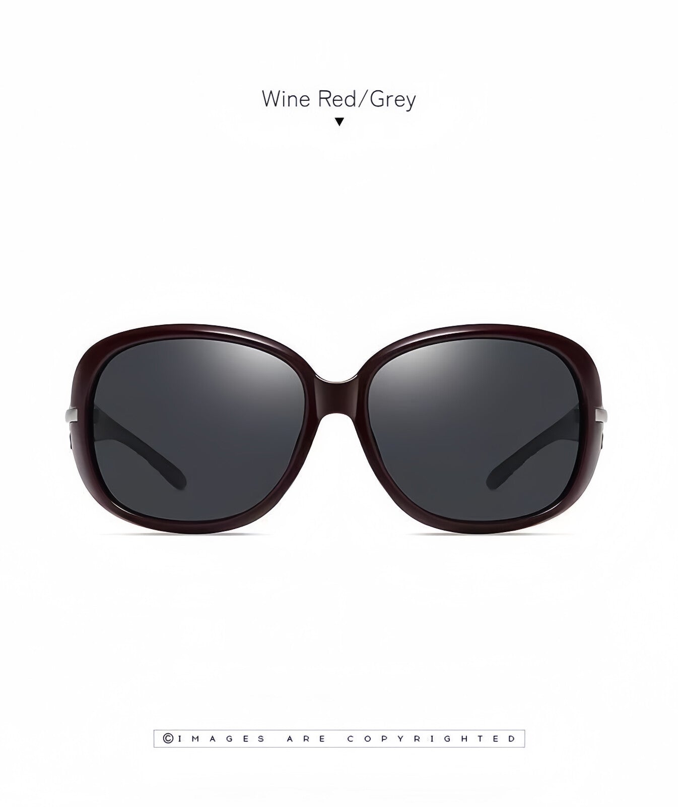 Women Diamond-Inspired Arms Anti-UV400 Polarized Sunglasses Travel Driving Beach # ST2012