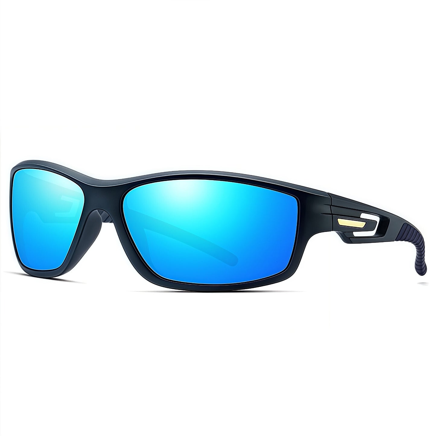 Men HD Polarized UV400 Anti-Glare Wrap Around Sports Driving Sunglasses Cycling # 201910