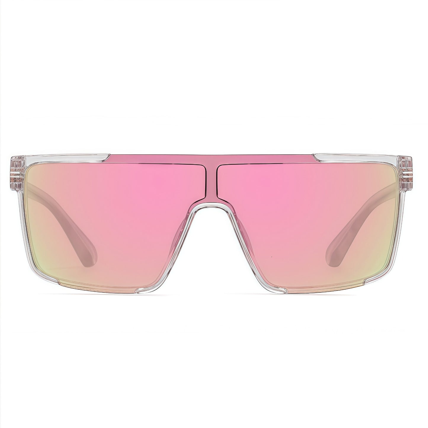 Women's Comfort Fit One-piece Shield Lens Streetwear Oversized Sports Sunglasses # TR7543