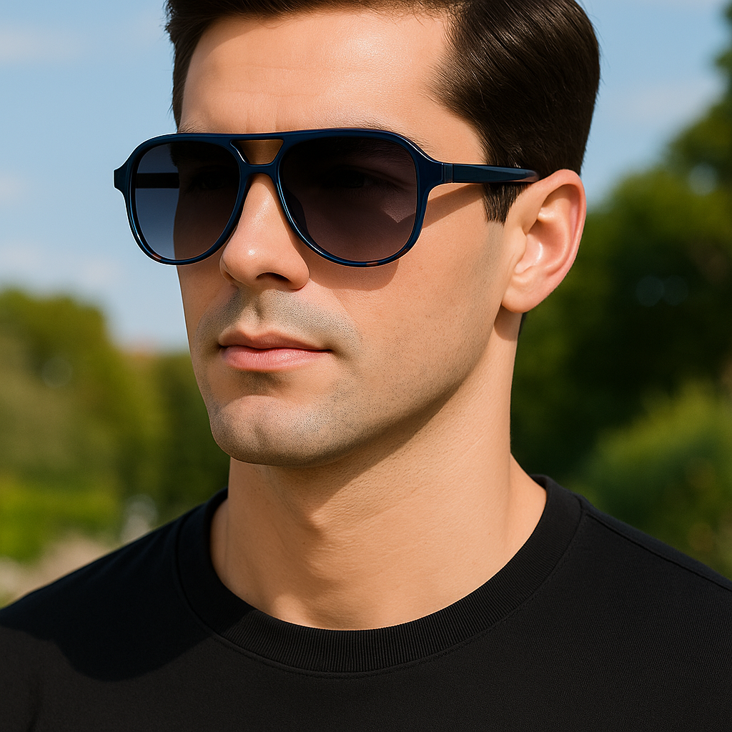 Men Anti-Glare Polarized Aviator Sunglasses UV400 Driving Fishing Sports Travel # 95144