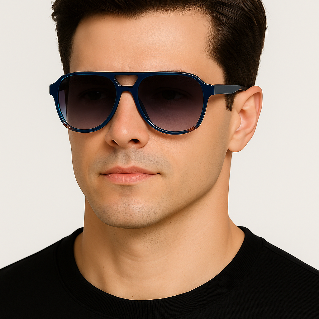 Men Anti-Glare Polarized Aviator Sunglasses UV400 Driving Fishing Sports Travel # 95144
