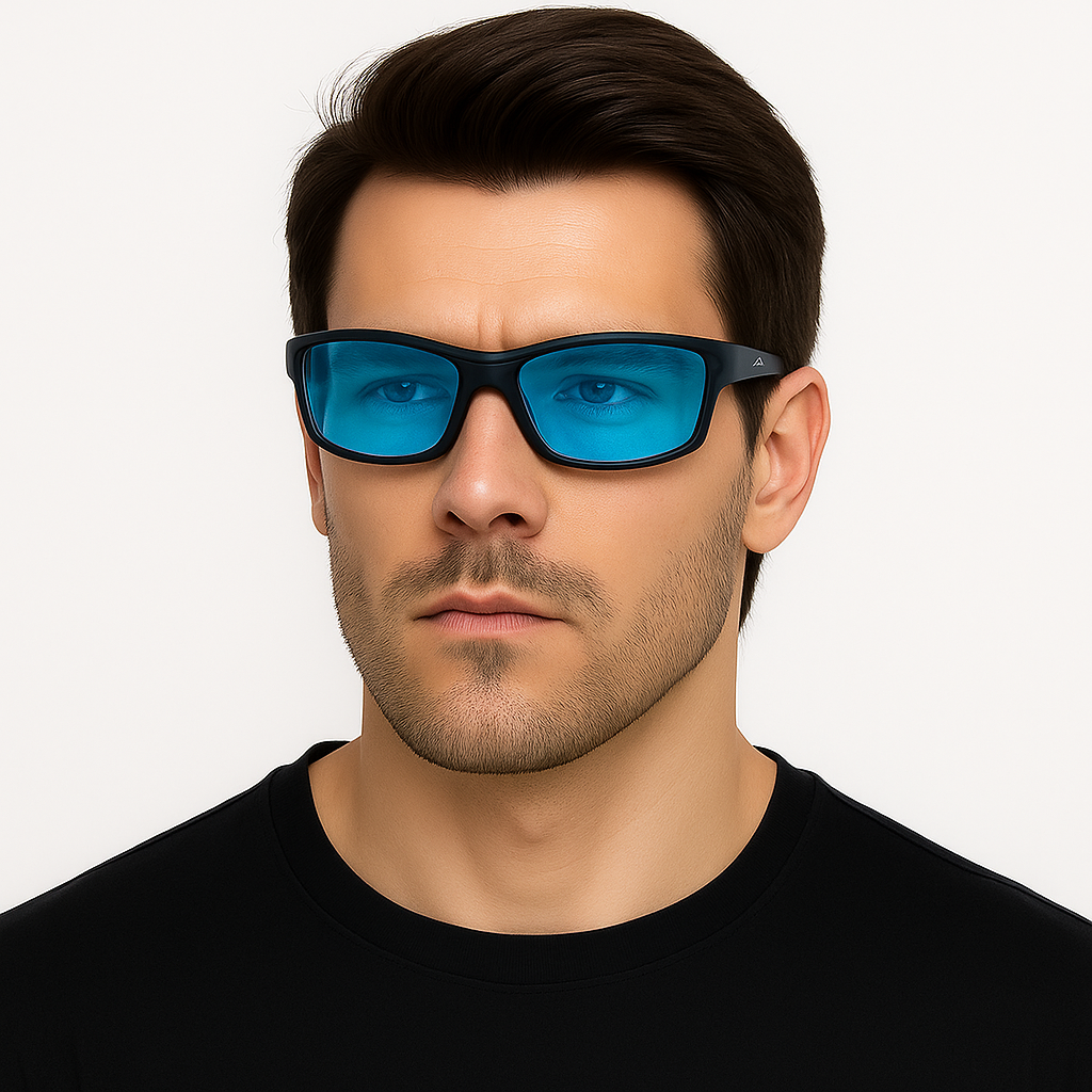 Men HD Polarized UV400 Anti-Glare Wrap Around Sports Driving Sunglasses Cycling # 201910