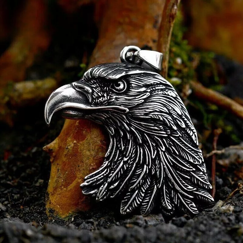 Animal Totem Pendants Symbol of Courage Independence Freedom Bald Eagle Necklace