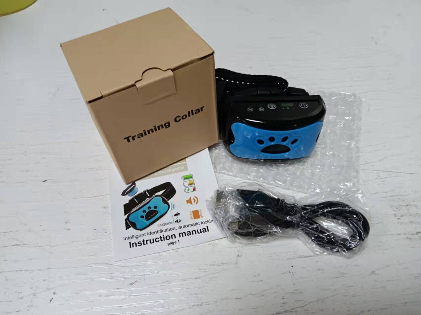 Waterproof Auto Anti Bark Dog Collar Stop Barking No-Shock Trainer Rechargeable
